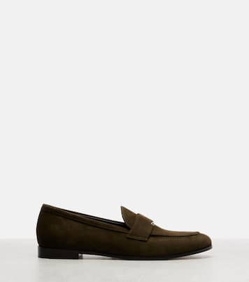 Embellished suede loafers | Max Mara