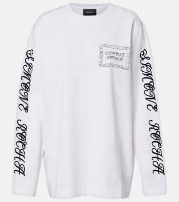 Printed cotton jersey top | Simone Rocha