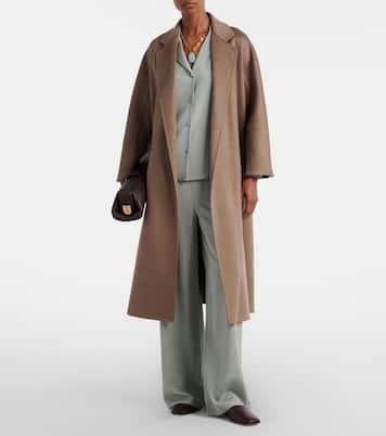 Camisa Aedo de satén en mezcla de seda | Max Mara