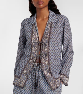 Eva printed blouse | Veronica Beard