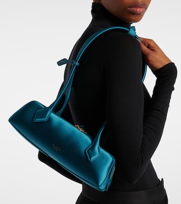 Schultertasche Le Teckel Small aus Satin | Alaïa