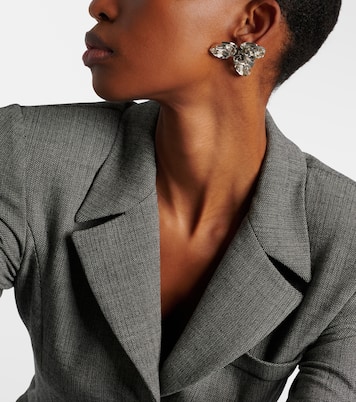 Crystal-embellished stud earrings | Magda Butrym