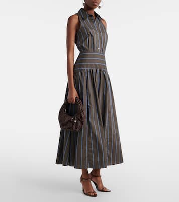 Henkeltasche Reef Small mit Leder | Staud