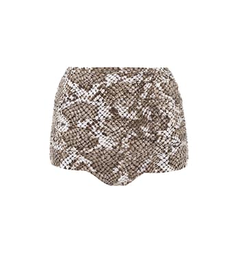 Slip bikini Bill a stampa pitonata | Norma Kamali