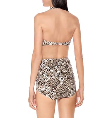 Slip bikini Bill a stampa pitonata | Norma Kamali