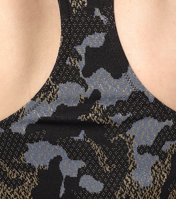 Twilight camo jacquard crop top | The Upside