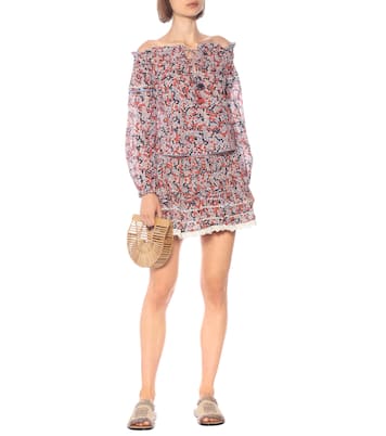 Clara floral cotton blouse | Poupette St Barth