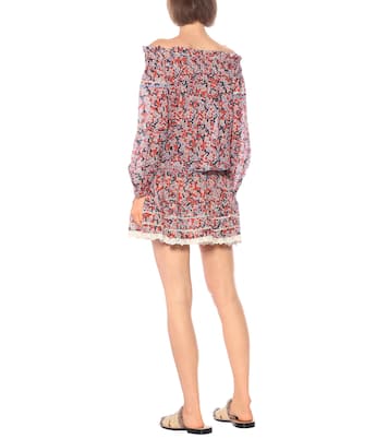 Clara floral cotton blouse | Poupette St Barth