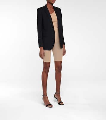 Mesh jersey shorts | David Koma