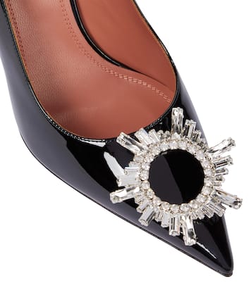 Escarpins Begum en cuir verni à ornements | Amina Muaddi