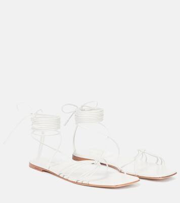Sandalias de piel acordonadas | Gianvito Rossi