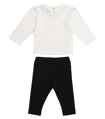 Baby sweatshirt and sweatpants set | Moschino Kids