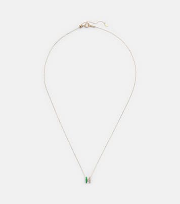 Collier en or 18 ct, diamants et émail | Persée