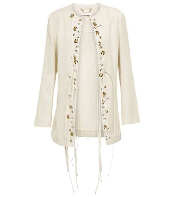 Cardigan in seta, lana e lino | Chloé