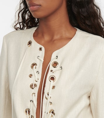 Cardigan in seta, lana e lino | Chloé
