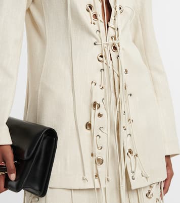 Cardigan in seta, lana e lino | Chloé