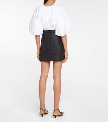 High-Rise-Minirock Mitsi aus Nylon | Khaite