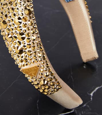 Haarreif mit Kristallen | Prada