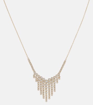 Collana Fringe in oro 14kt con diamanti | Ondyn