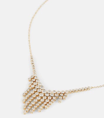 Collana Fringe in oro 14kt con diamanti | Ondyn