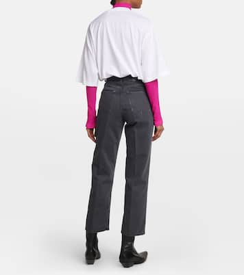 High-Rise Cropped Jeans | Acne Studios