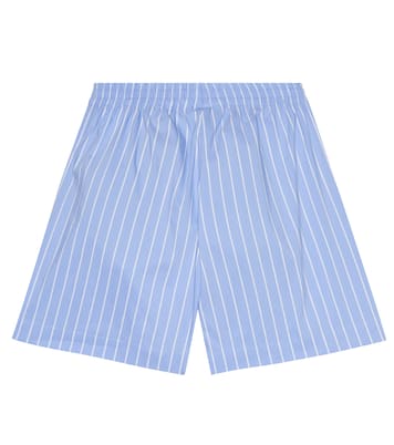 Shorts en mezcla de algodón a rayas | Palm Angels Kids
