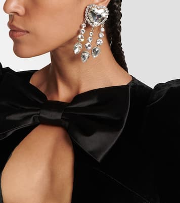 Embellished clip-on earrings | Alessandra Rich