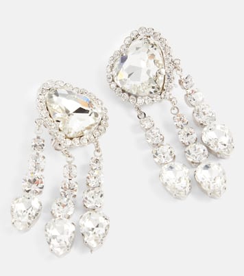 Embellished clip-on earrings | Alessandra Rich