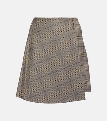 Minirock aus Wolle und Baumwolle | Brunello Cucinelli