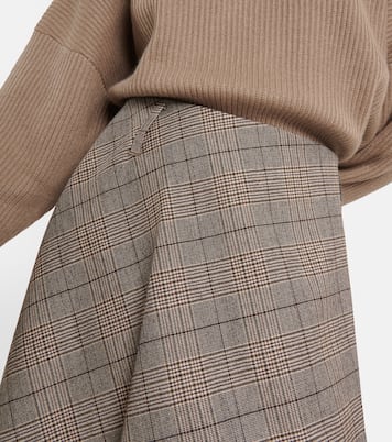 Minirock aus Wolle und Baumwolle | Brunello Cucinelli