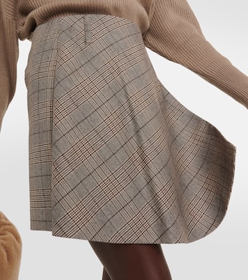 Minirock aus Wolle und Baumwolle | Brunello Cucinelli