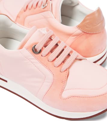 My Wind suede-trimmed sneakers | Loro Piana Kids