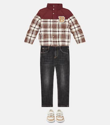 Jeans slim in cotone | Brunello Cucinelli Kids