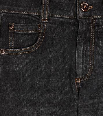 Jeans slim in cotone | Brunello Cucinelli Kids