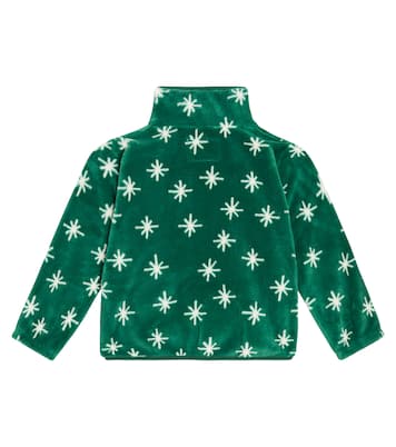 Snow Polar printed fleece jacket | Tinycottons
