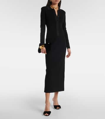 Pantoletten Brigitte 85 aus Samt | Tom Ford