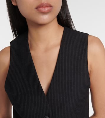 Ismael pinstriped wool vest | Nili Lotan