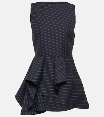 Peplum wool-blend top | JW Anderson