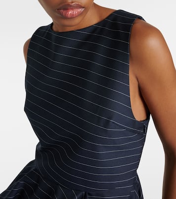 Peplum wool-blend top | JW Anderson