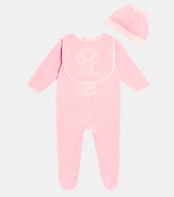 Baby bodysuit, bib, and beanie set | Kenzo Kids