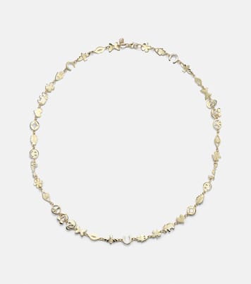 Pure Tiny 14kt gold necklace | Sydney Evan