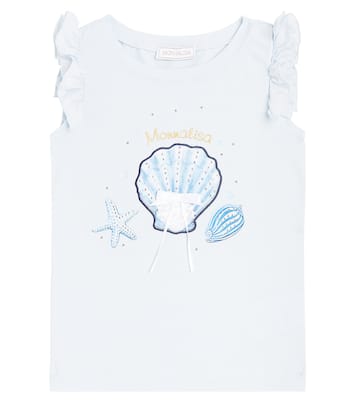 Bedrucktes Top aus Baumwoll-Jersey | Monnalisa