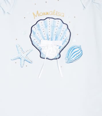 Bedrucktes Top aus Baumwoll-Jersey | Monnalisa