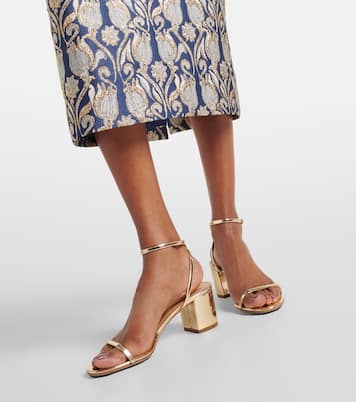 Olie 50 faux leather sandals | Aquazzura