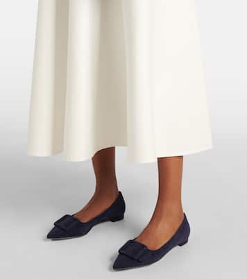 Ballerine Maysale in suede | Manolo Blahnik