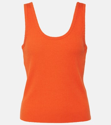 Top in misto cotone a coste | Vince