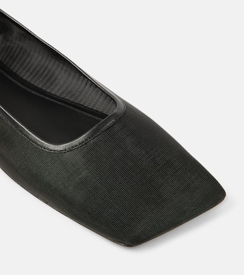 Verzierte Ballerinas Ane aus Mesh | Amina Muaddi