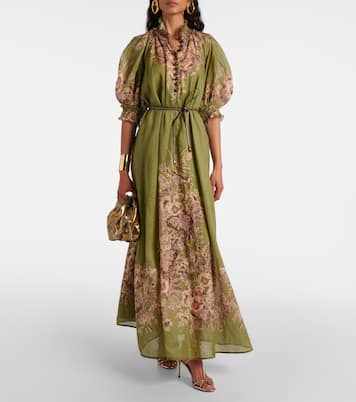 Abito lungo Ottie Swing con stampa | Zimmermann
