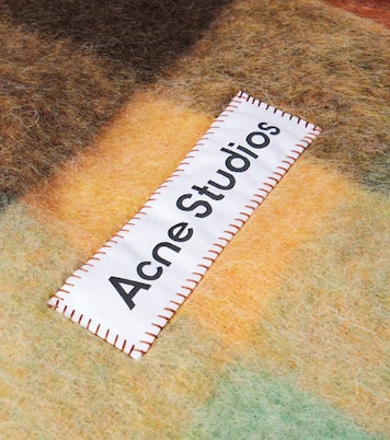 Vally checked wool-blend scarf | Acne Studios