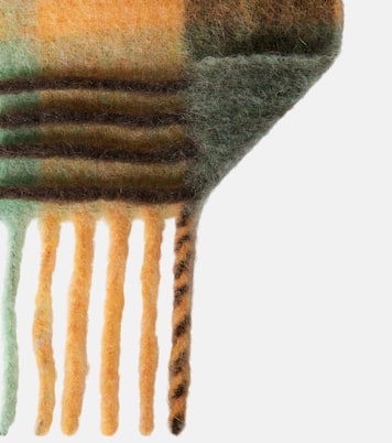 Vally checked wool-blend scarf | Acne Studios